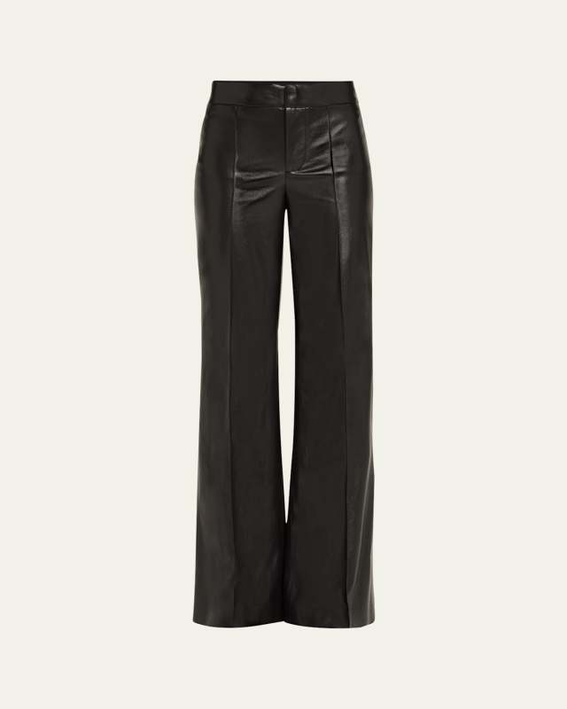 Dylan Vegan Leather Wide-Leg Pants